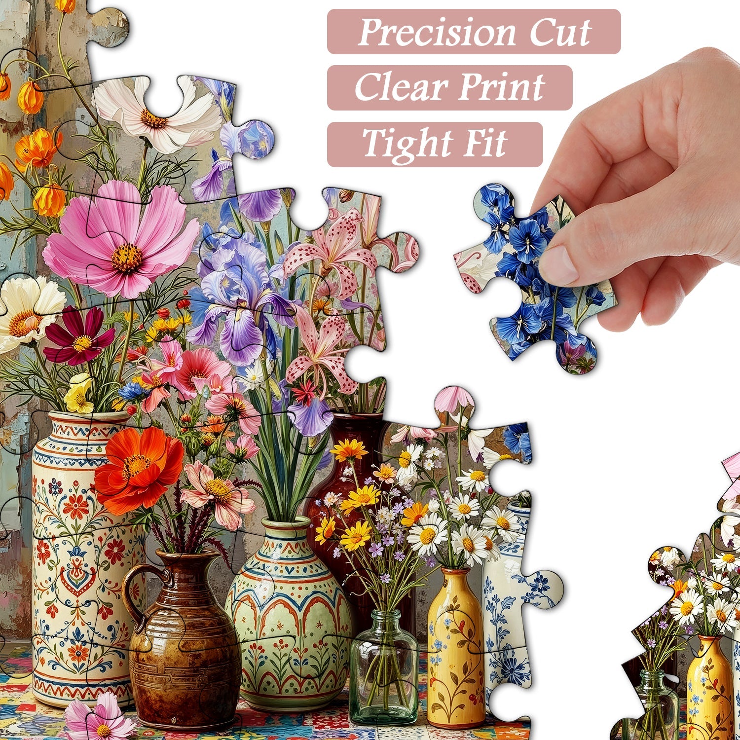 Wall’s Potted Blooms Jigsaw Puzzle 1000 Piece