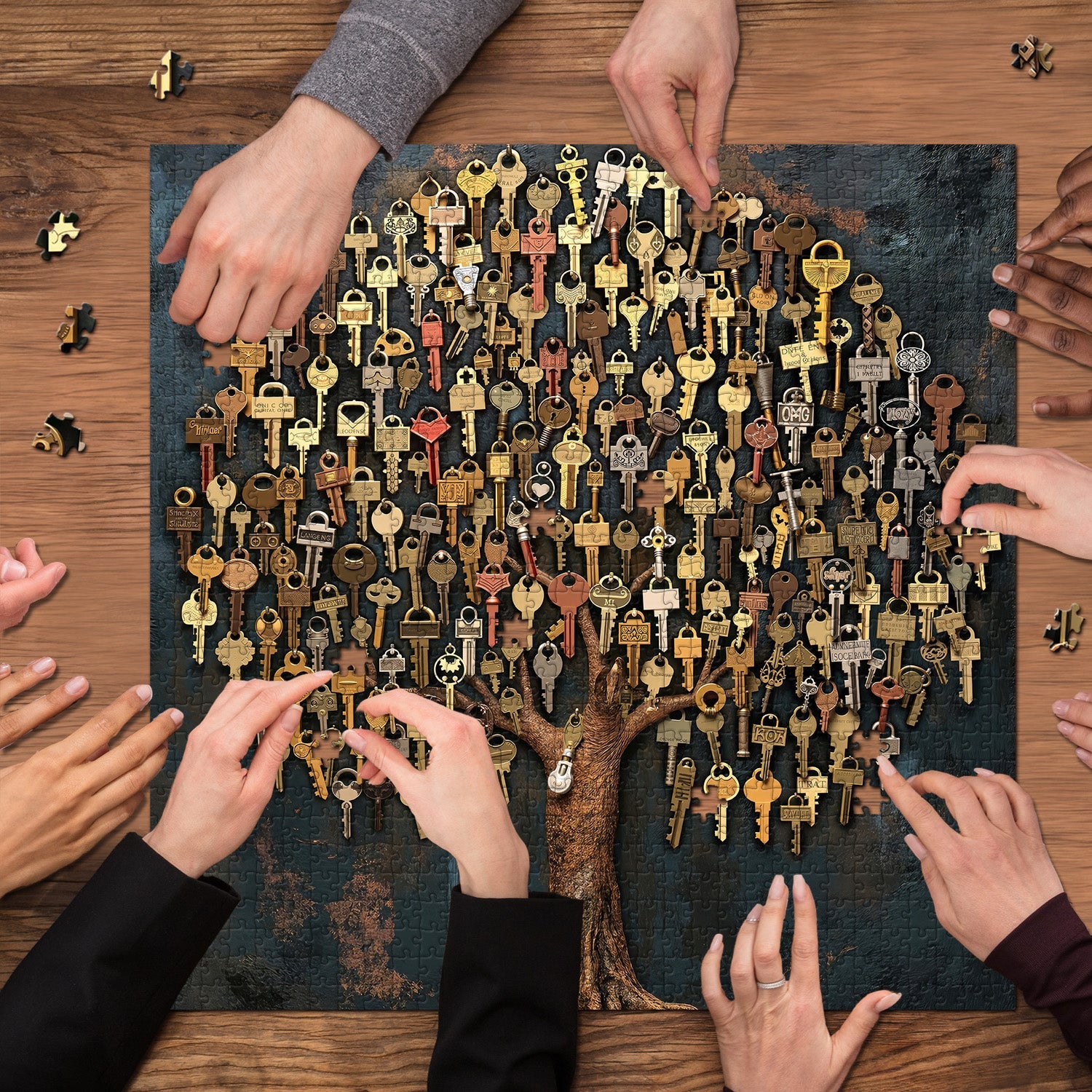 Key Tree Jigsaw Puzzle 1000 Pieces