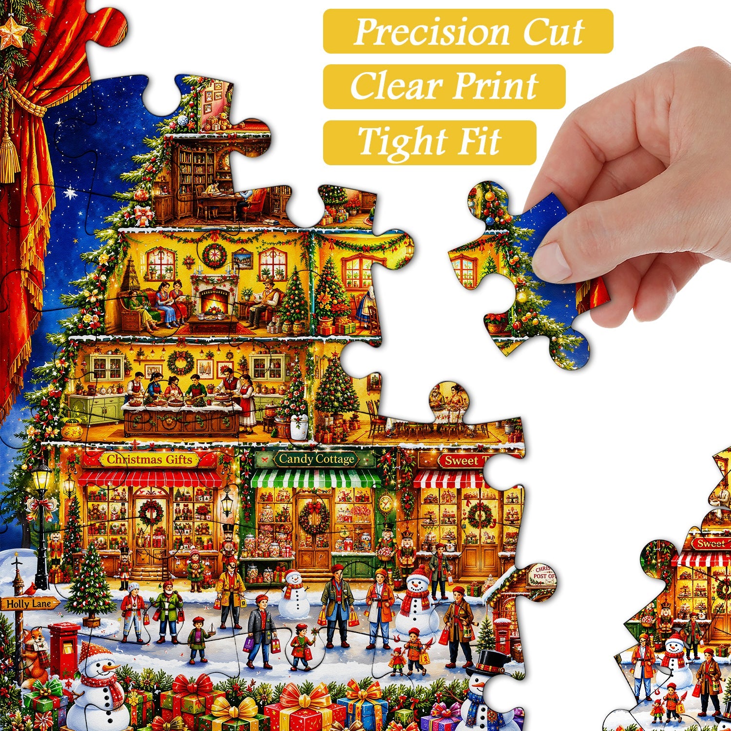 Christmas Village Jigsaw Puzzle 1000 Pieces