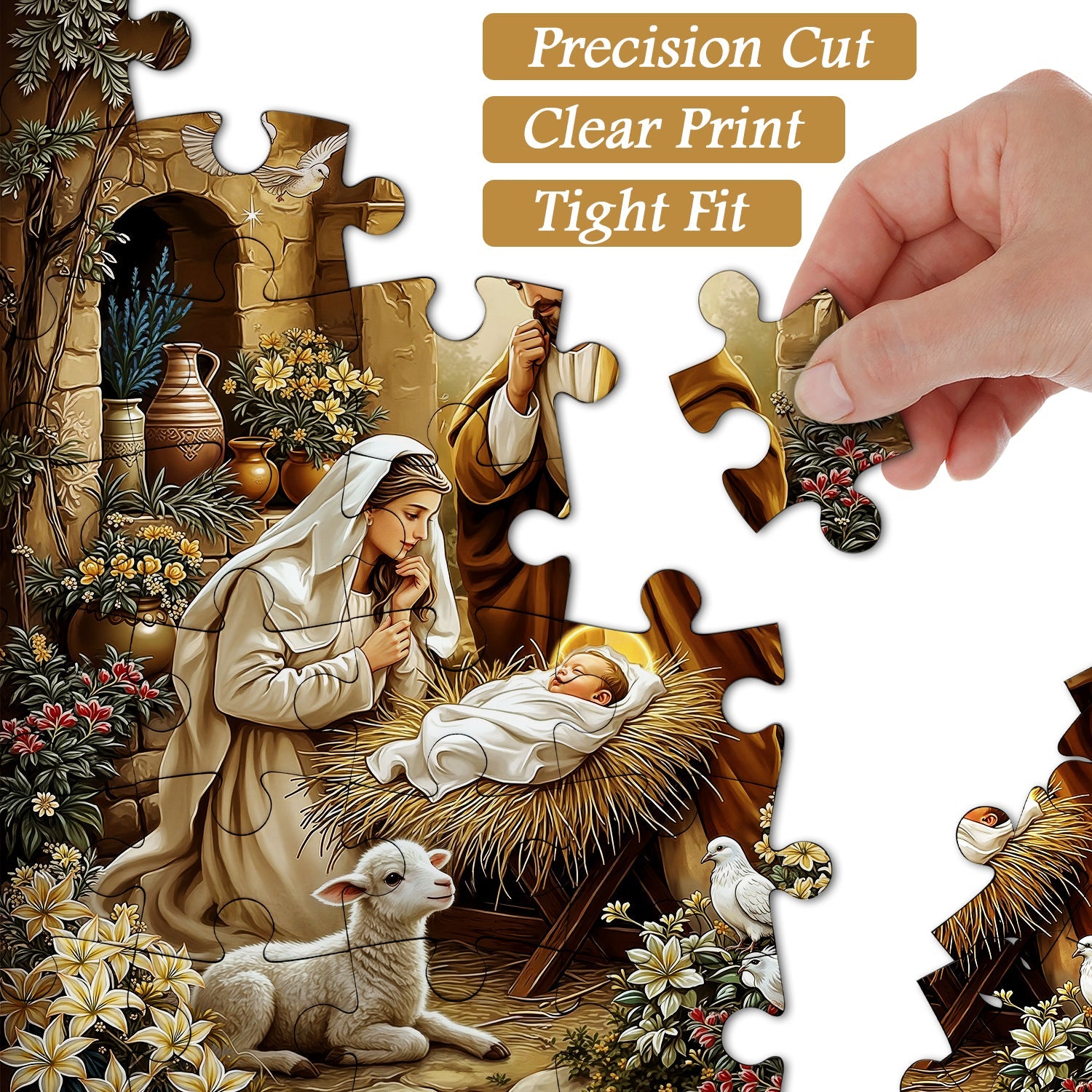 Holy Nativity Jigsaw Puzzle 1000 Pieces