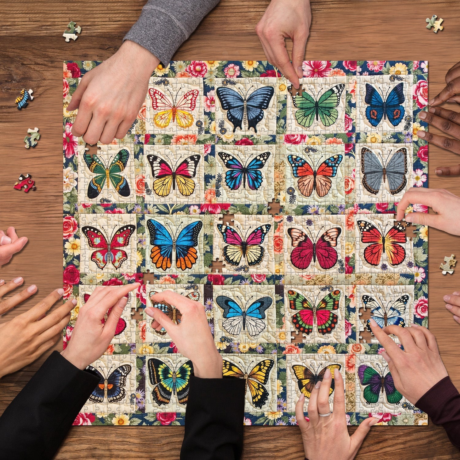 Butterfly Specimens Jigsaw Puzzle 1000 Pieces