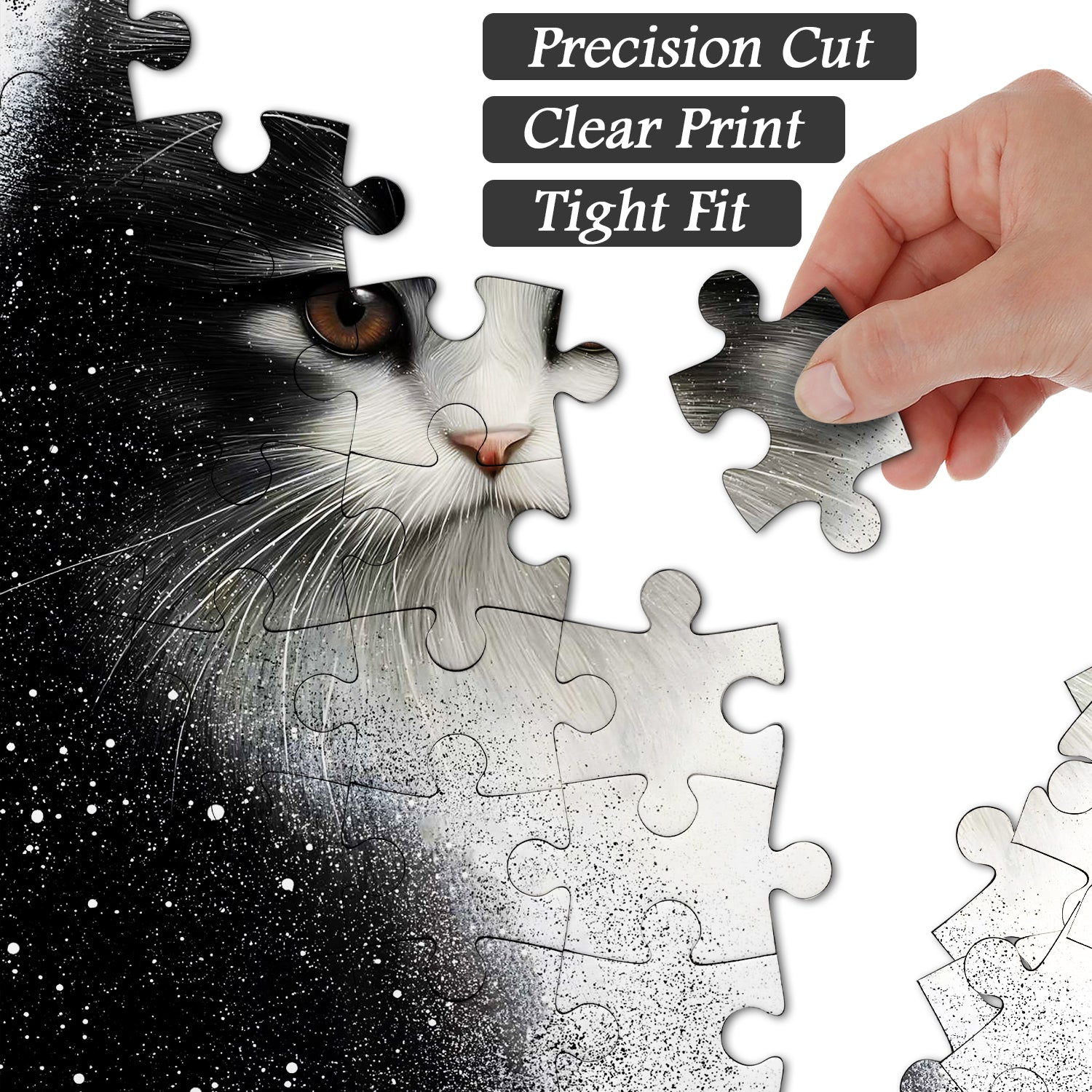 Cat Snow Mist Jigsaw Puzzle 1000 Pieces