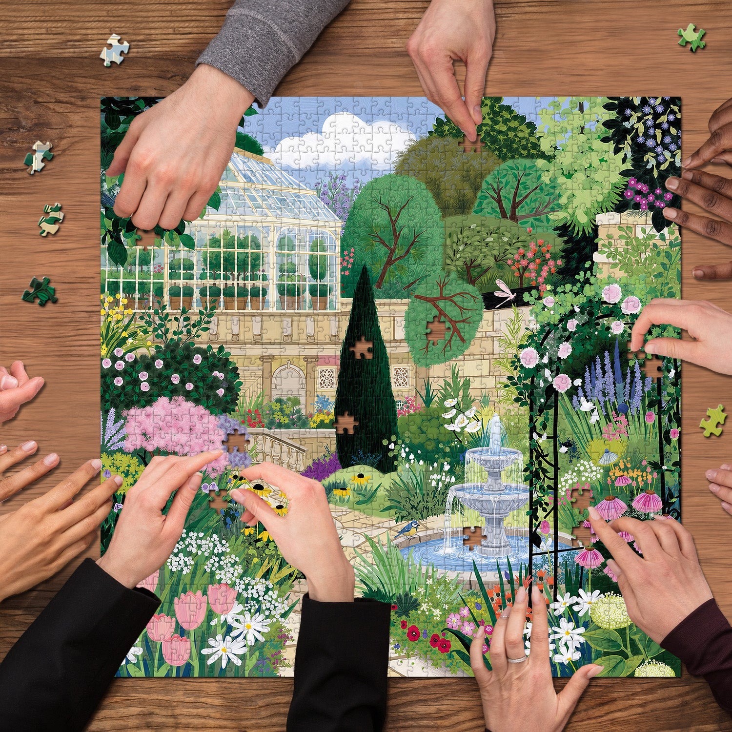 Secret Garden Retreat Jigsaw Puzzle 1000 Piece