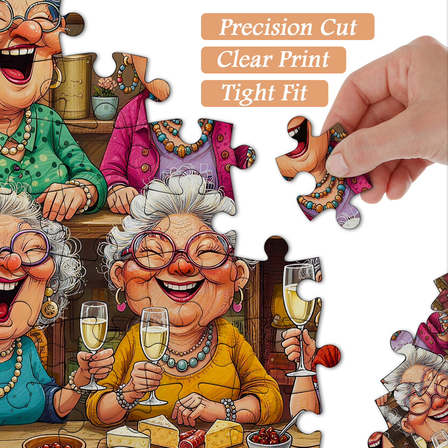 Puzzle de 1000 pièces : Moment un peu pompette entre meilleures amies