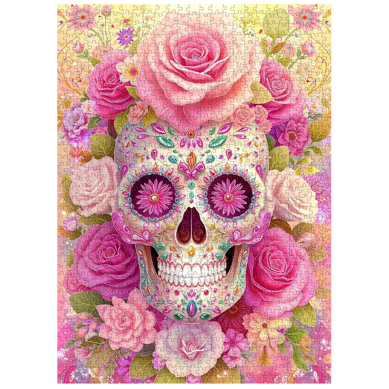 Rose Skull Dream Jigsaw Puzzle 1000 Pieces
