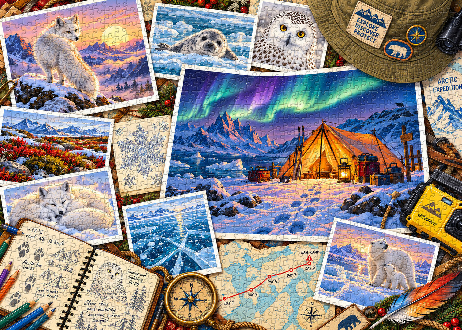 Arctic Journal Jigsaw Puzzle 1000 Piece