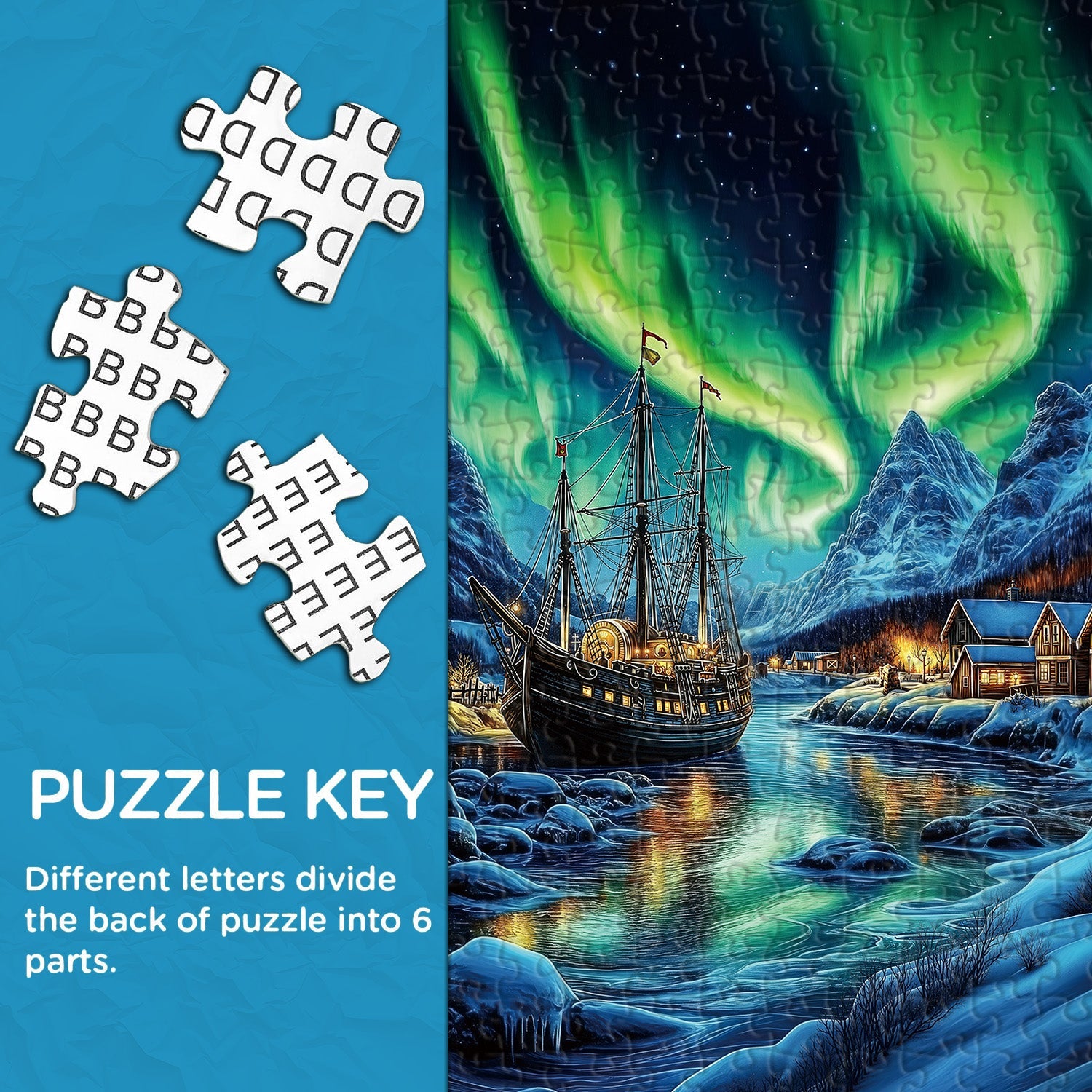 Aurora Realm Jigsaw Puzzle 1000 Piece