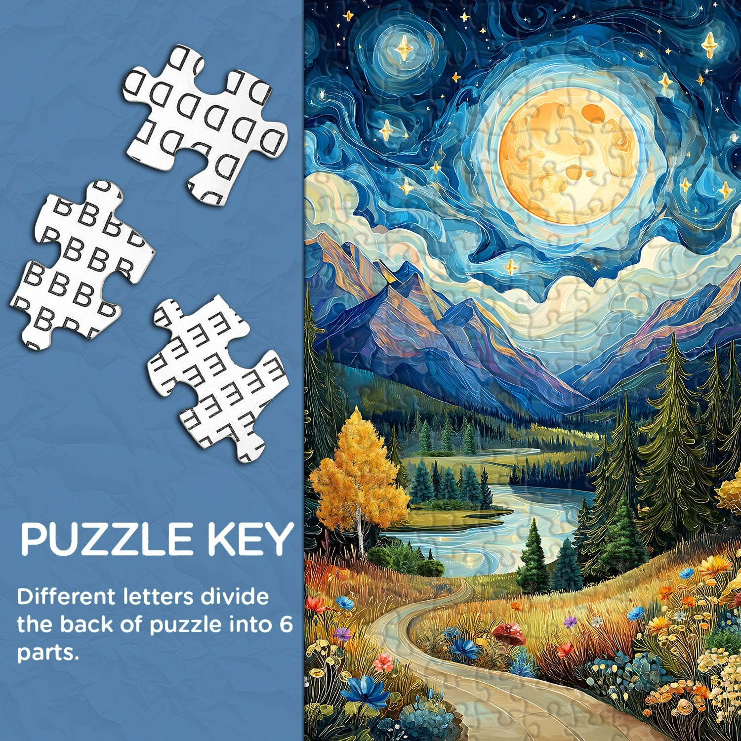 Starlit Valley Jigsaw Puzzle 1000 Pieces