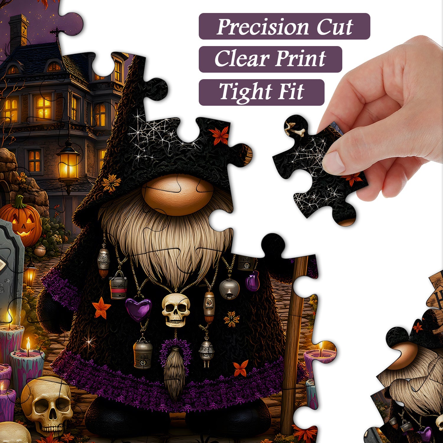 Gnome Night Jigsaw Puzzle 1000 Pieces