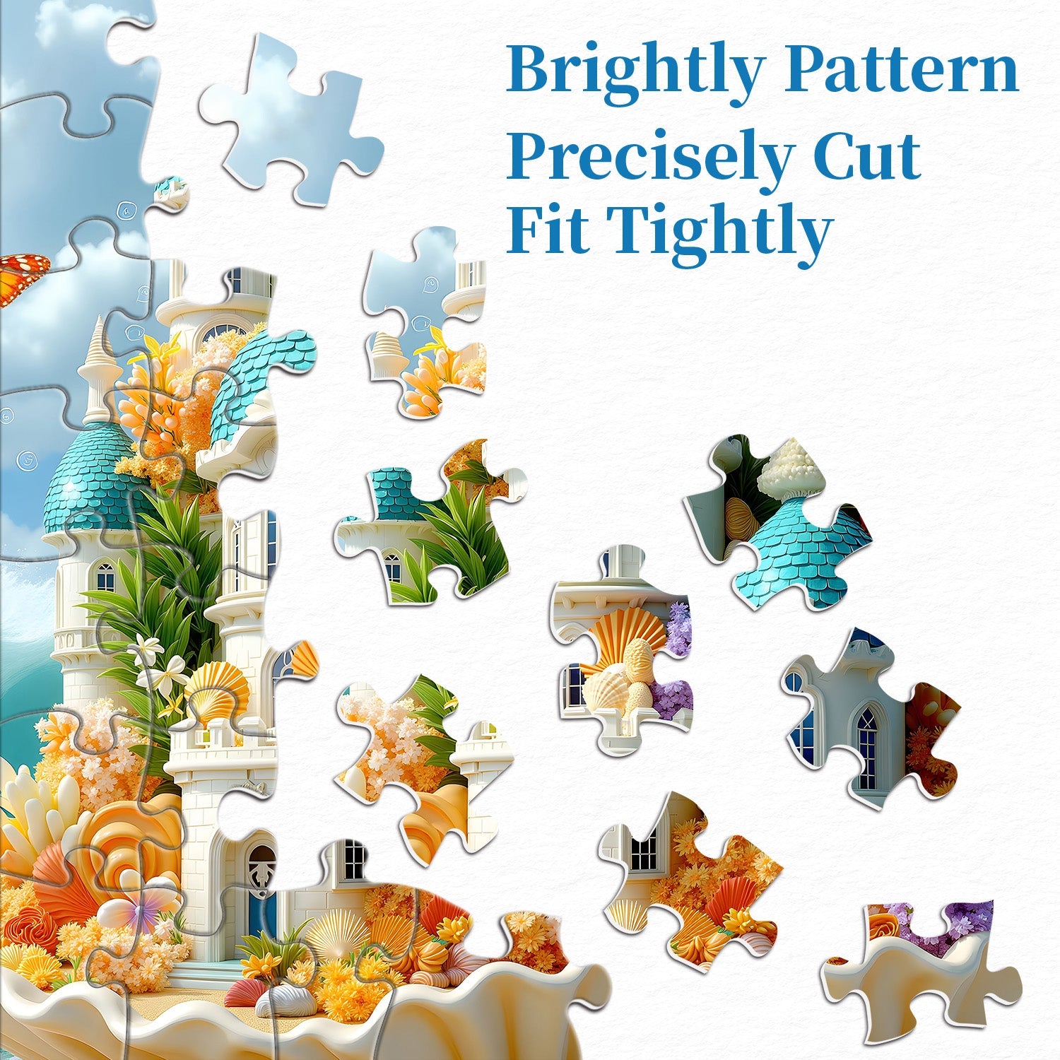 Seashell Castle Jigsaw Puzzle 1000 Pieces