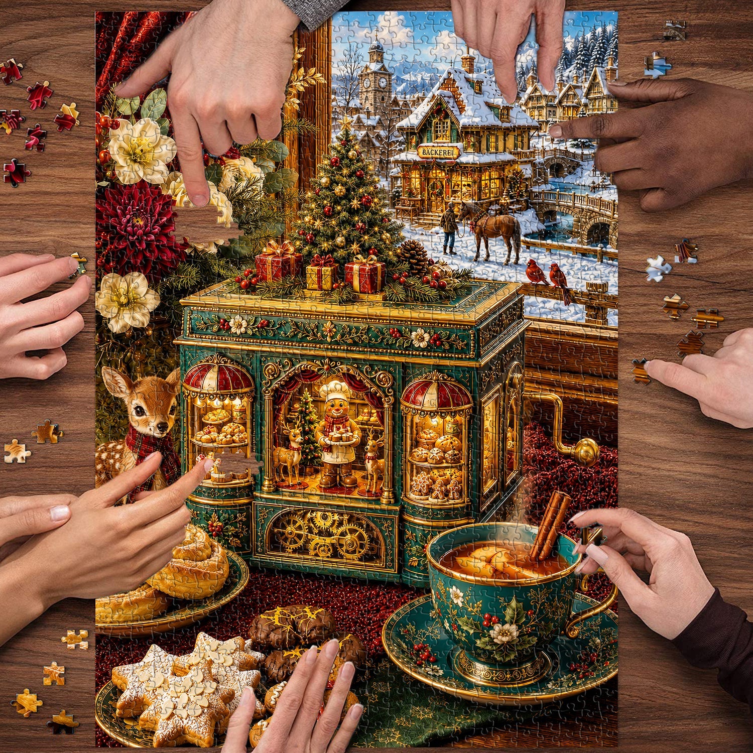 Christmas Music Box Jigsaw Puzzle 1000 Pieces