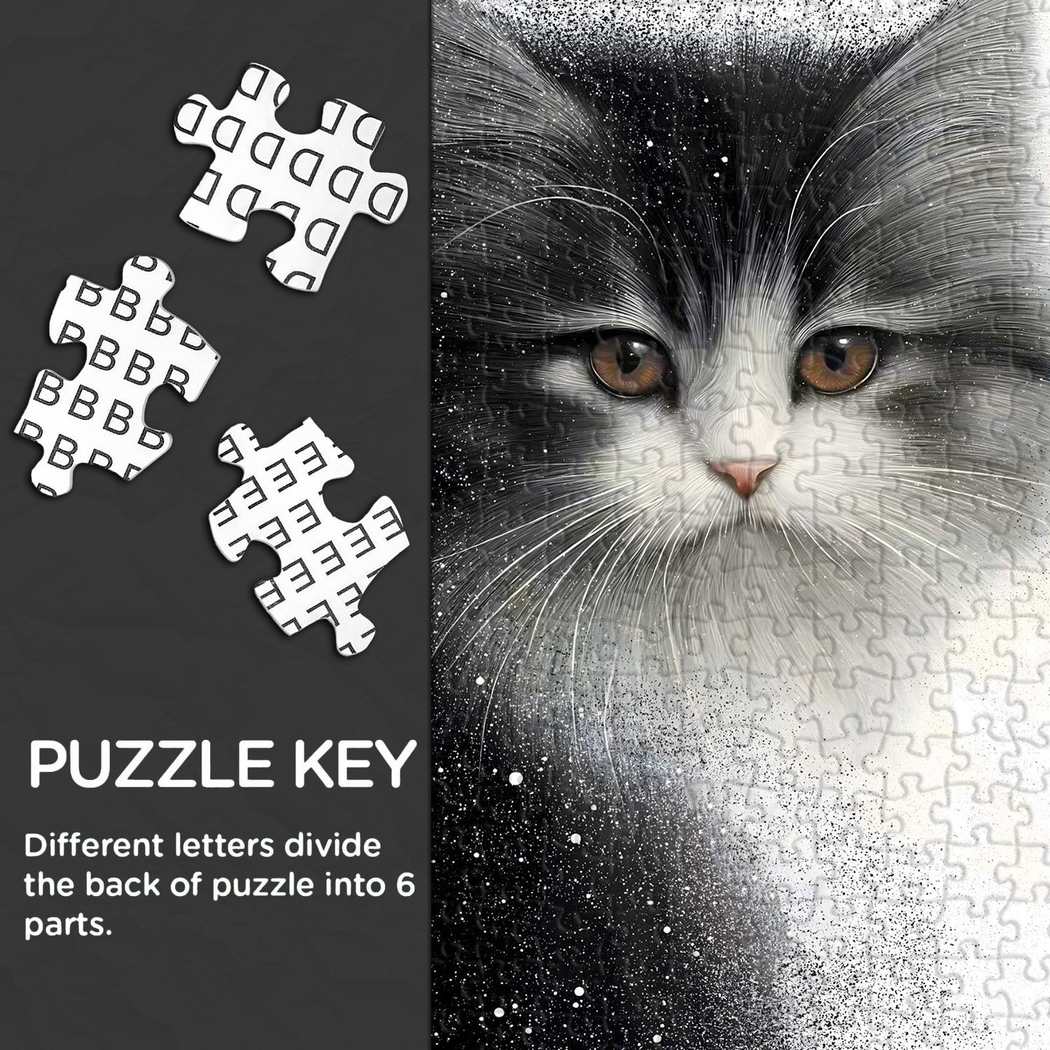 Cat Snow Mist Jigsaw Puzzle 1000 Pieces