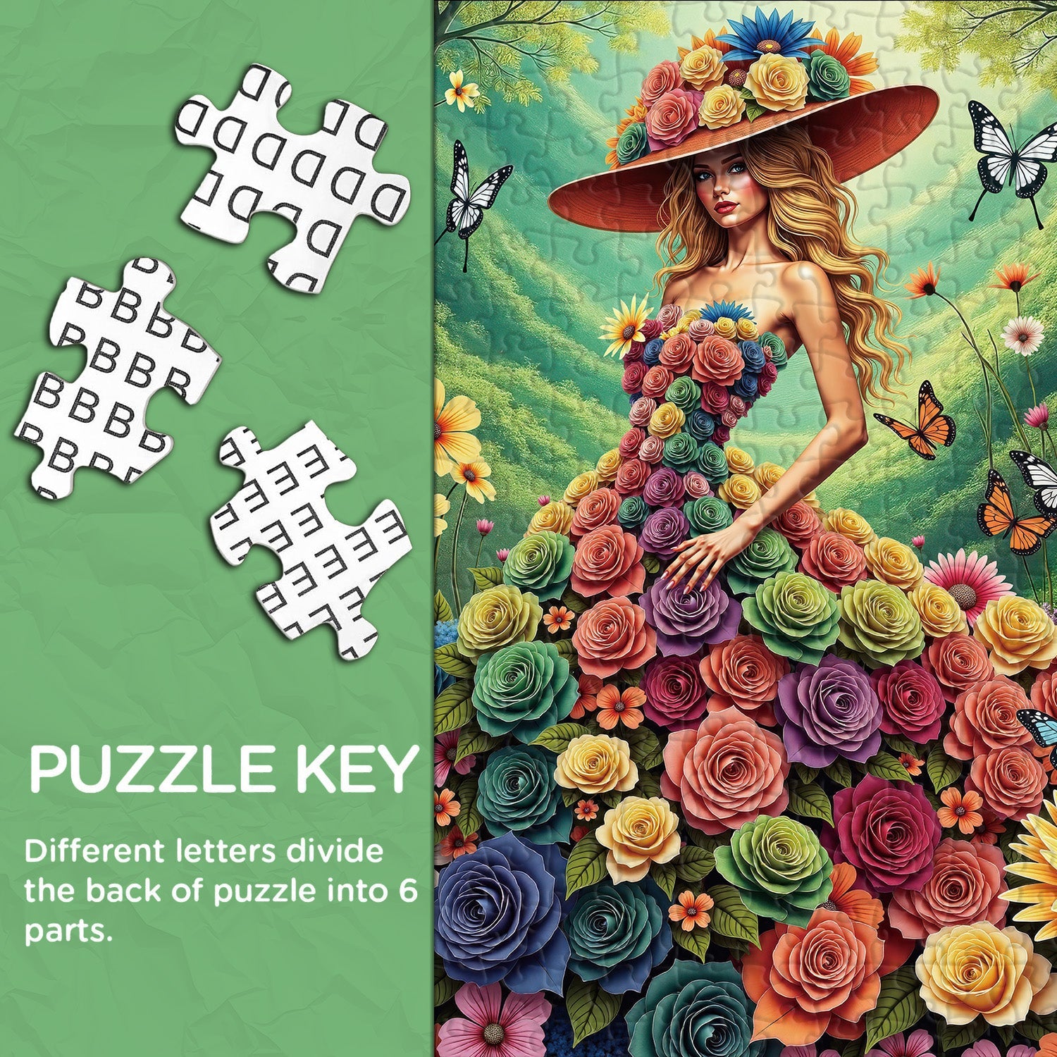 Crowned by Blossoms Jigsaw Puzzle 1000 Pieces