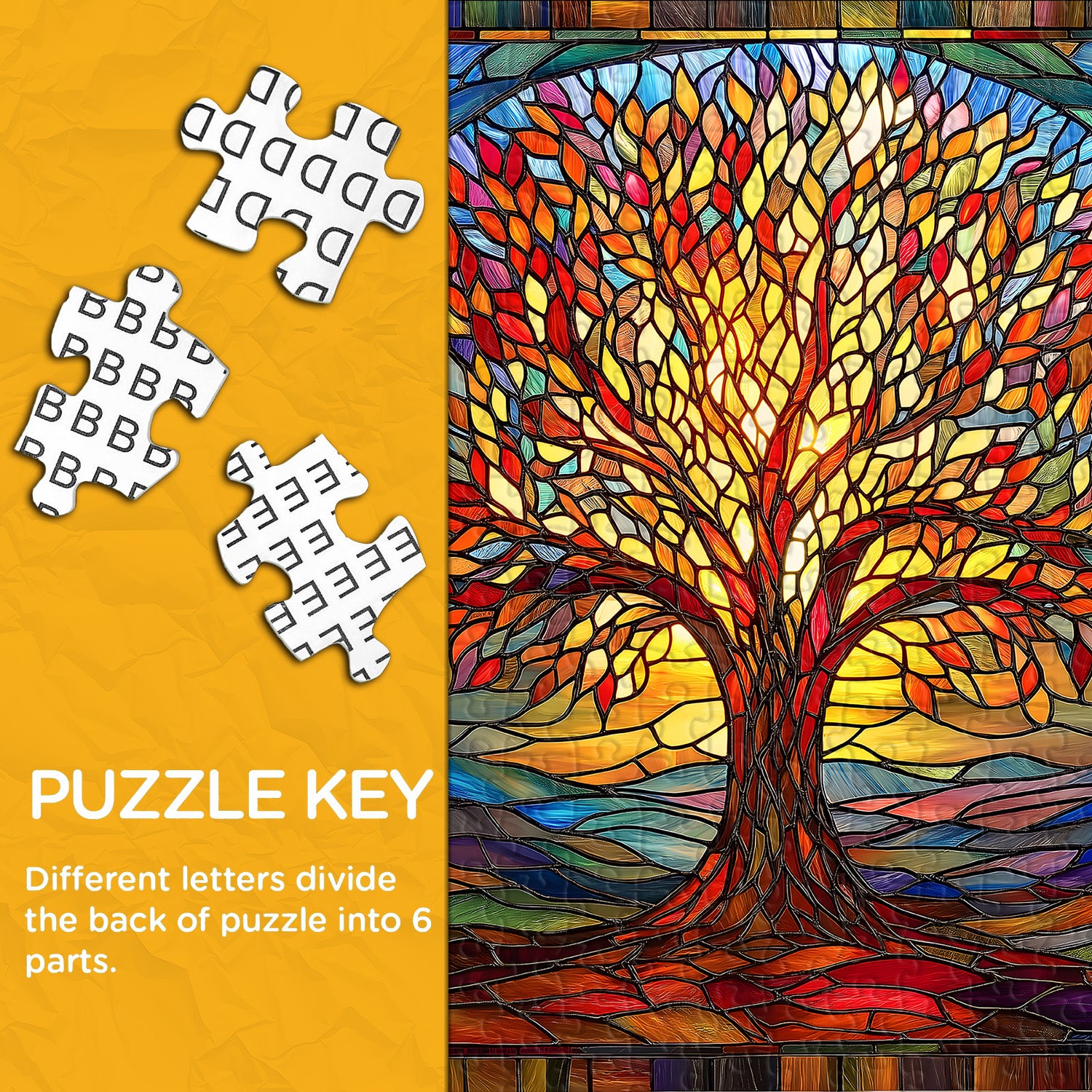 Vivid Tree of Life Jigsaw Puzzle 1000 Pieces