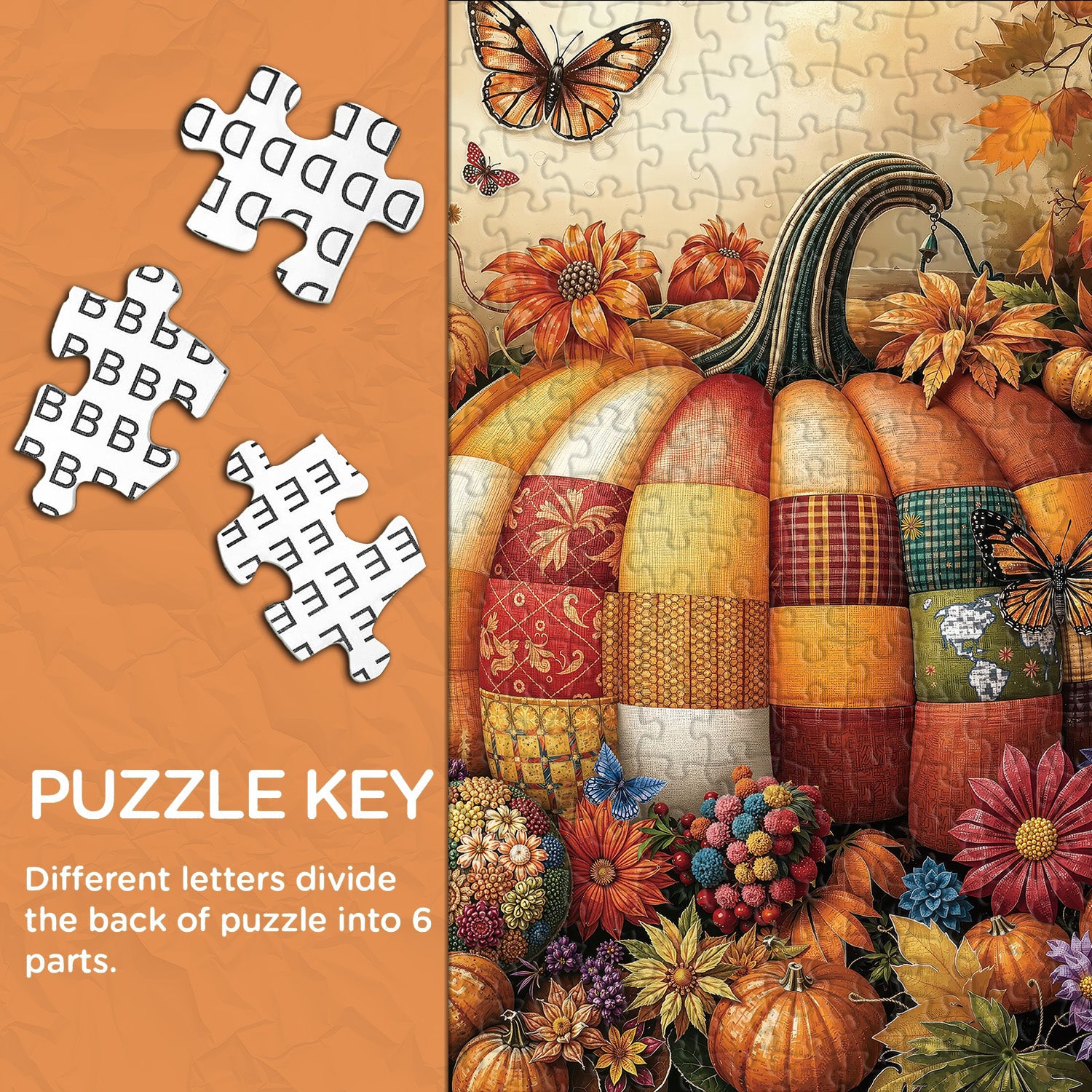 Pumpkin Garden Jigsaw Puzzles 1000 Pieces