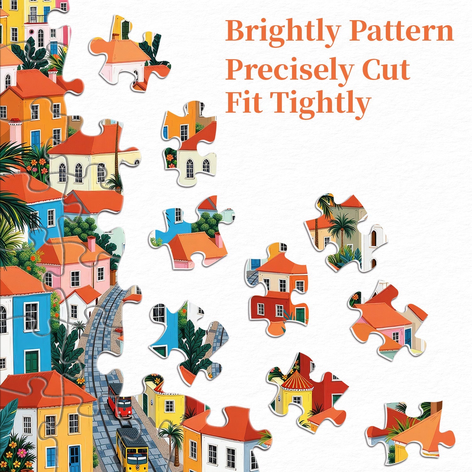 Coastal Cable Town Jigsaw Puzzle 1000 Pieces