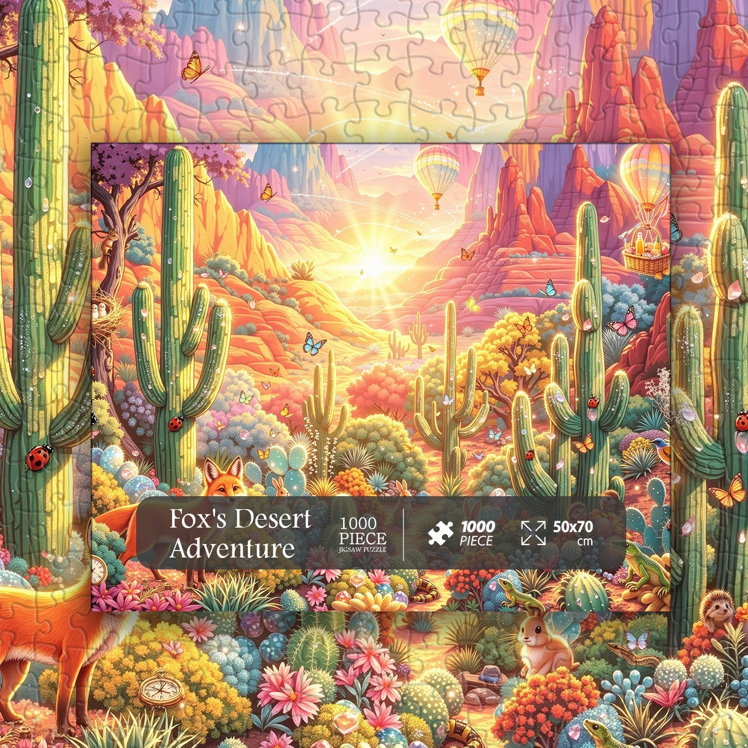 Fox's Desert Adventure  Jigsaw Puzzle 1000 Piece
