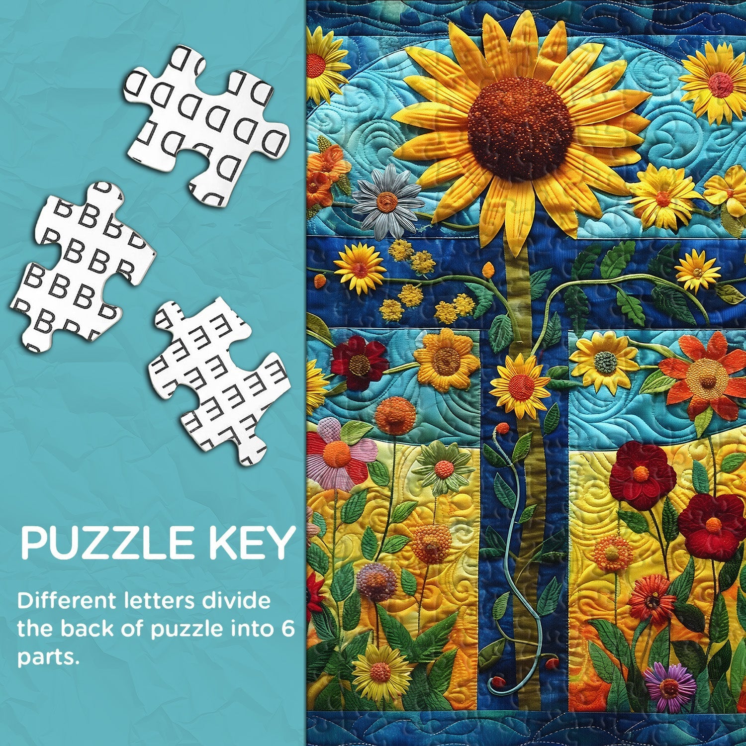 Sunflower Faith Jigsaw Puzzle 1000 Piece