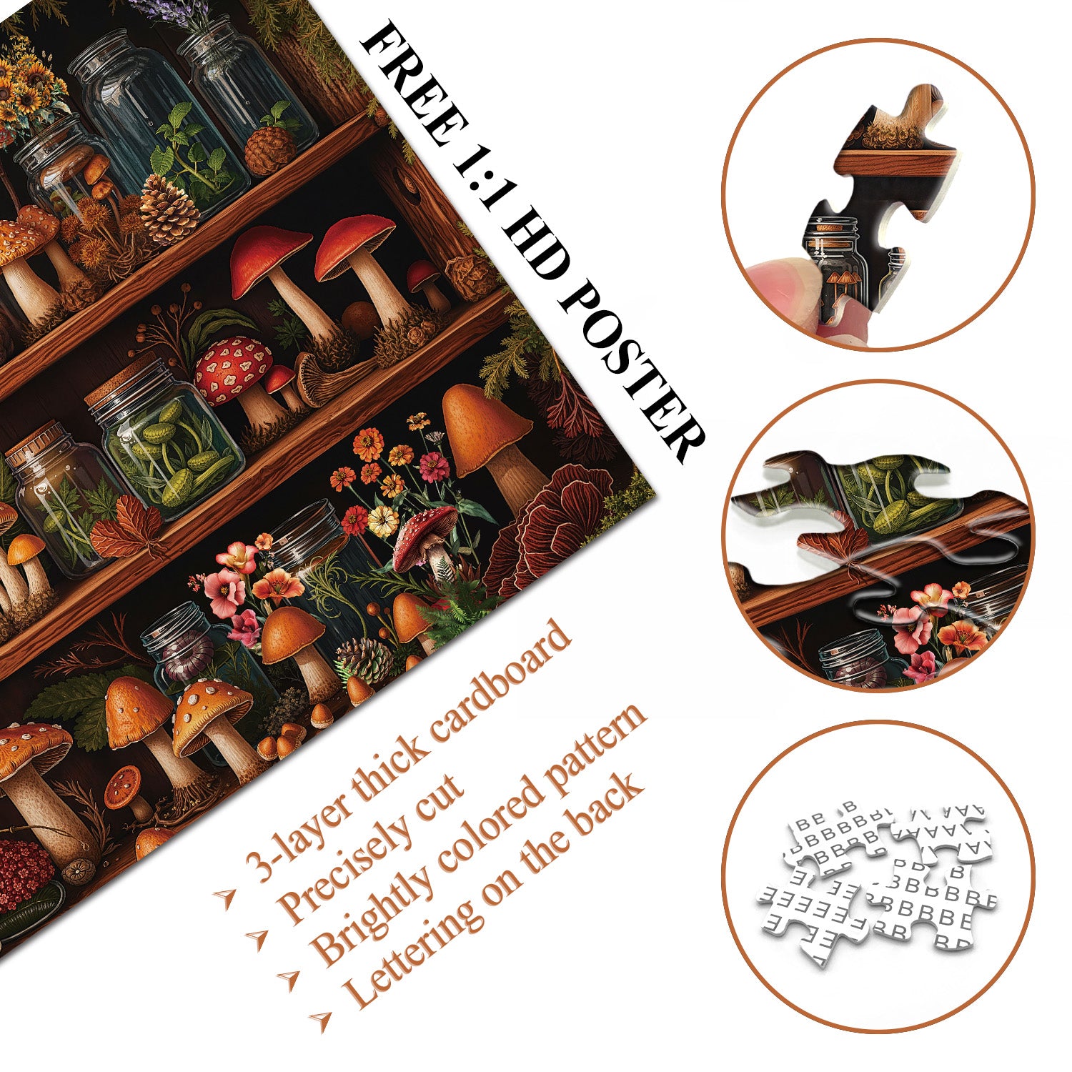Books &amp; Blooms Puzzle 1000 Teile
