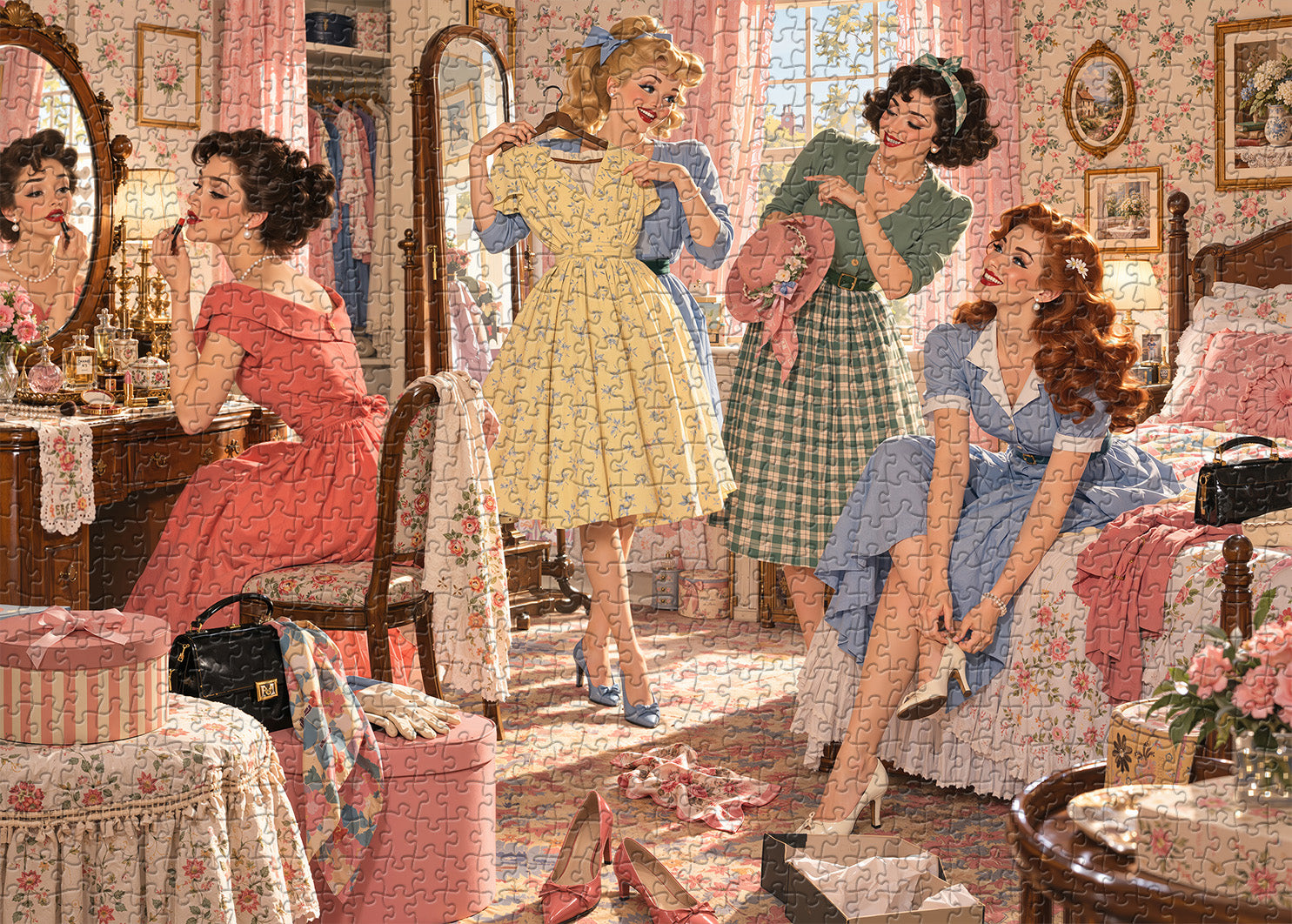 Dreams in the Boudoir Jigsaw Puzzle 1000 Pieces