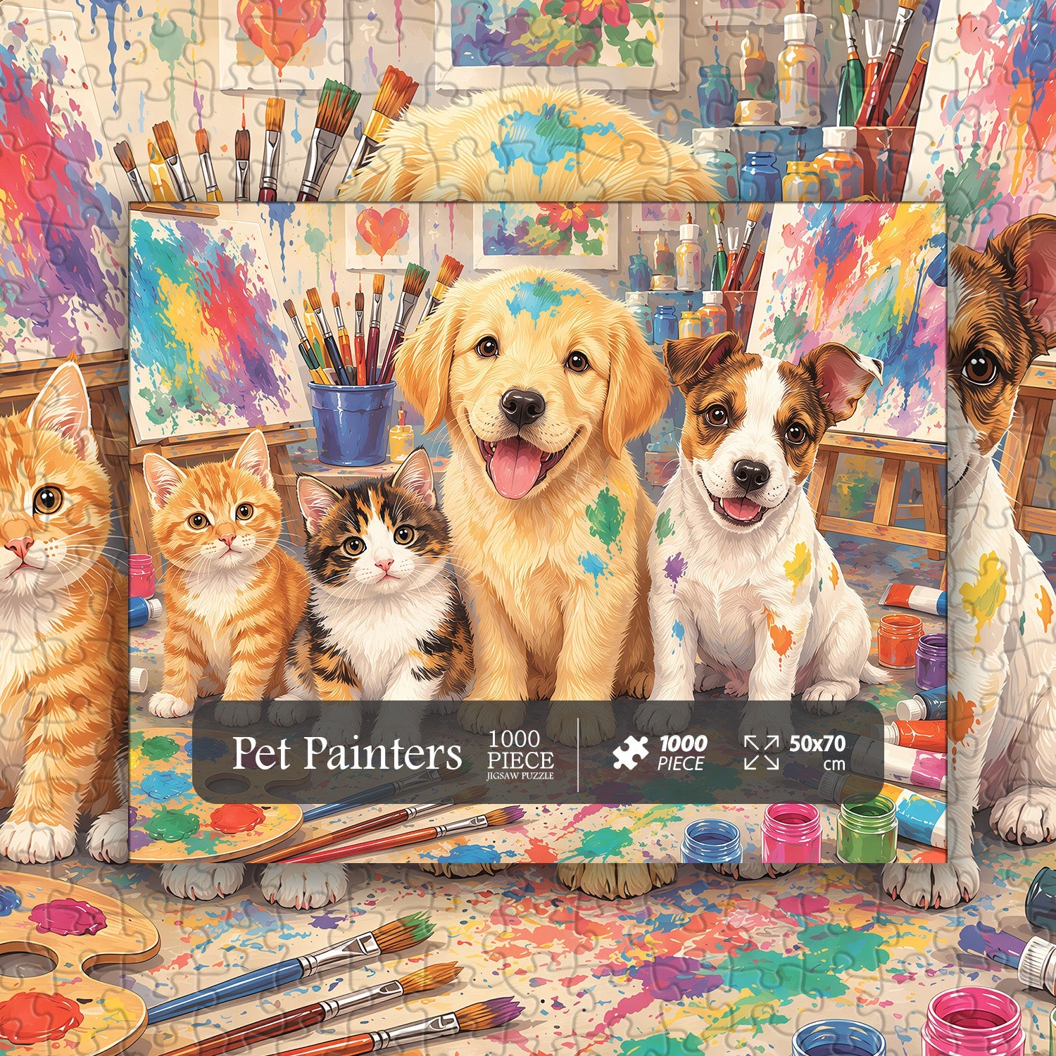 Pet Painters Jigsaw Puzzle 1000 Piece