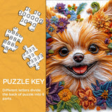 Embroidered Pup Jigsaw Puzzles 1000 Piece