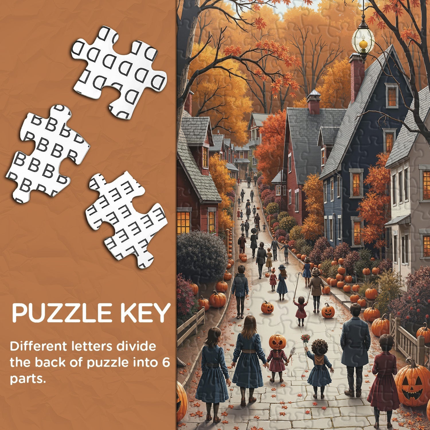 Pumpkin Street Jigsaw Puzzle 1000 Pieces