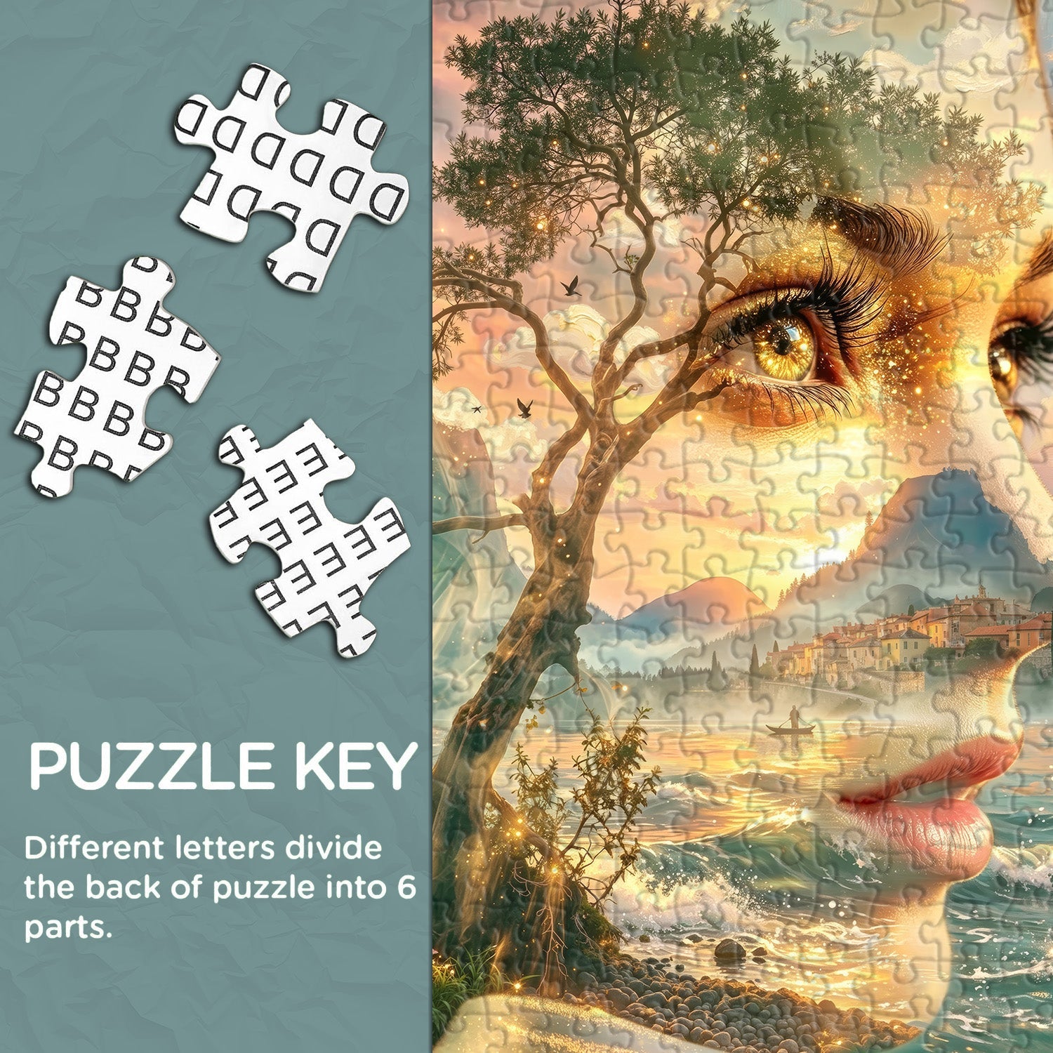 Her Soul’s Shores Jigsaw Puzzle 1000 Pieces