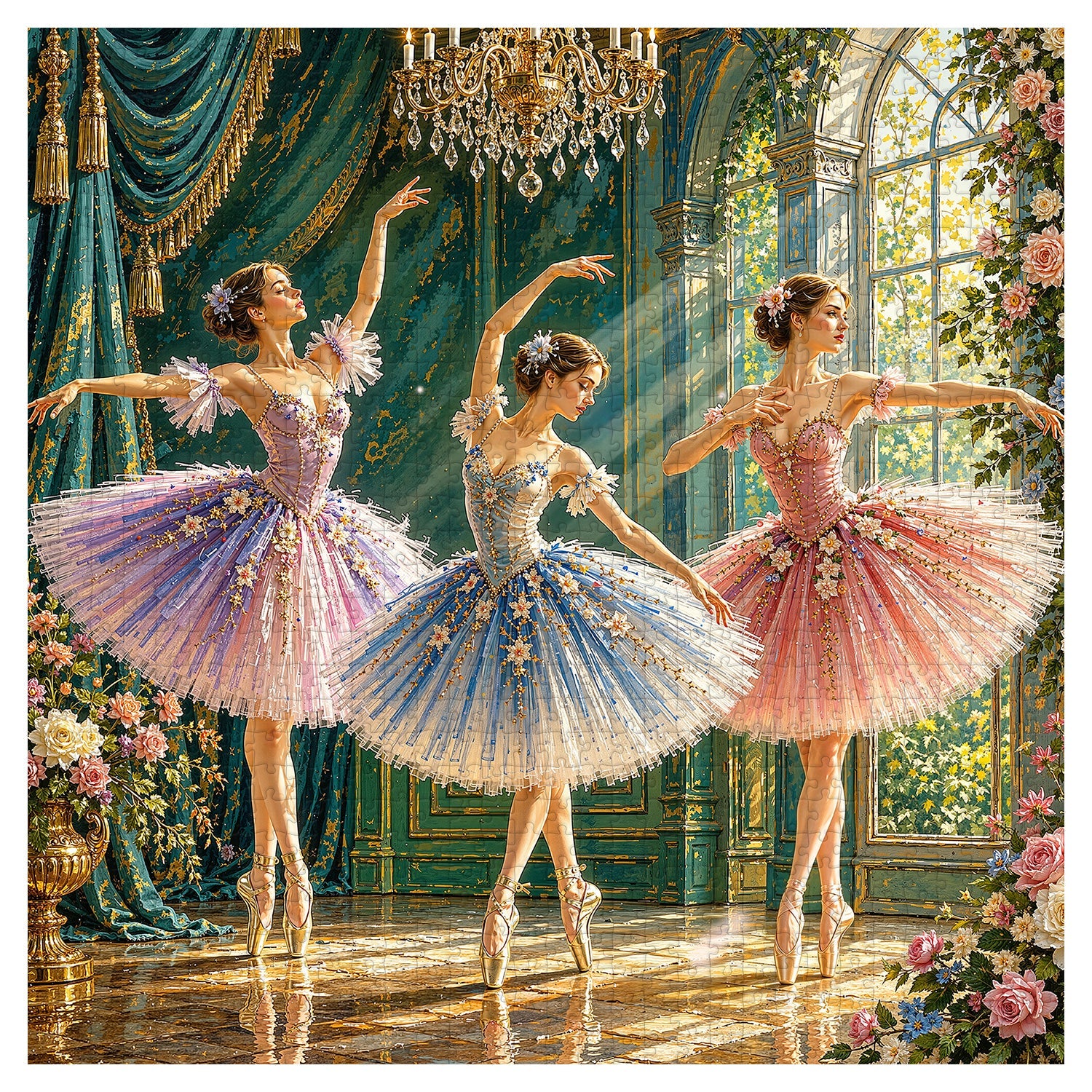 Ballet Glow Jigsaw Puzzle 1000 Piece