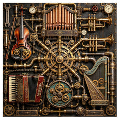 Vintage Gear Symphony Jigsaw Puzzle 1000 Piece