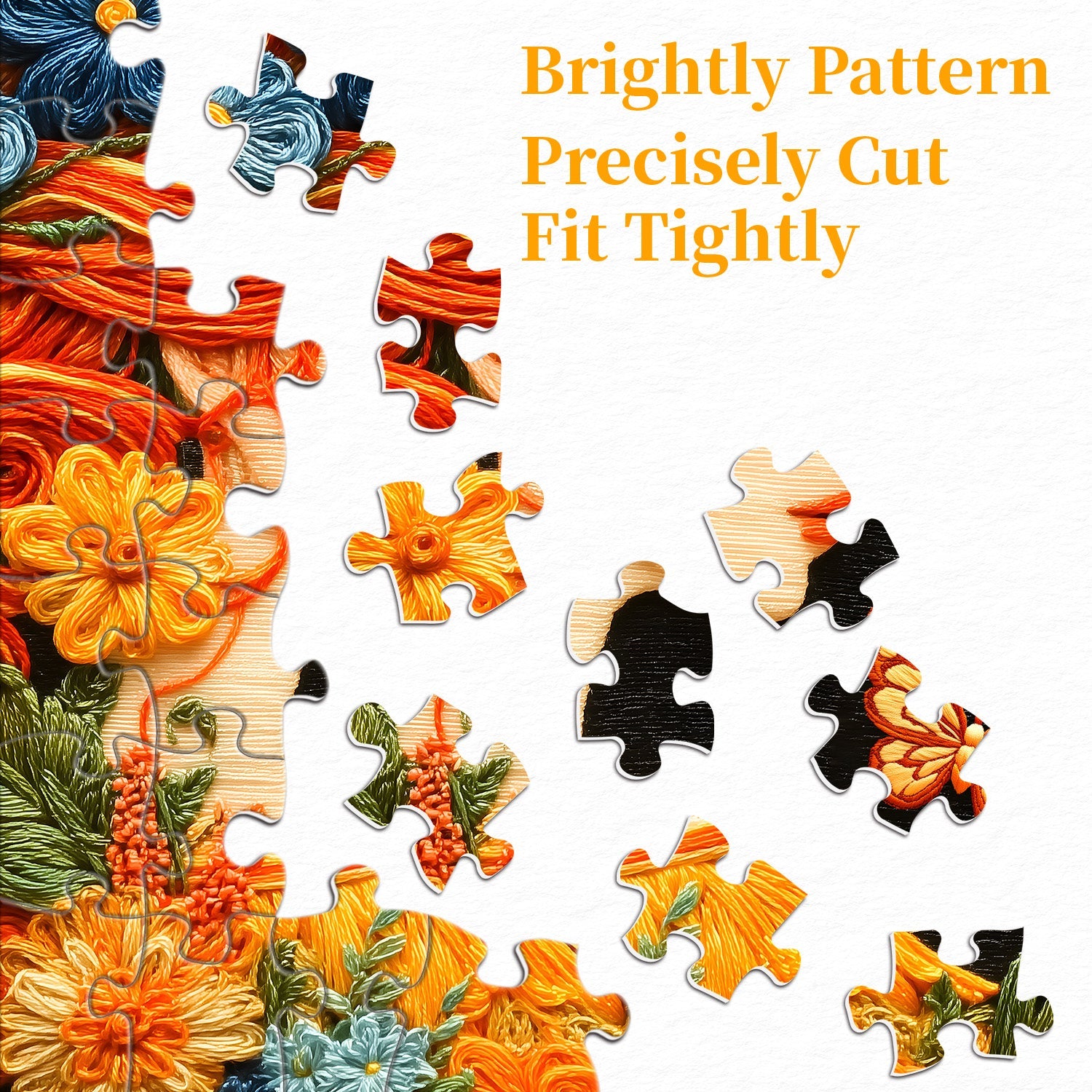 Embroidery Floral Muse Jigsaw Puzzle 1000 Pieces