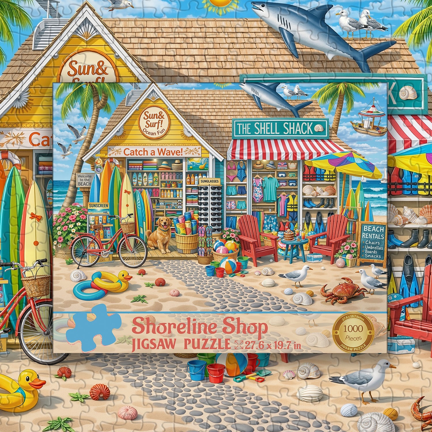 Shoreline Shop Puzzle de 1000 pièces