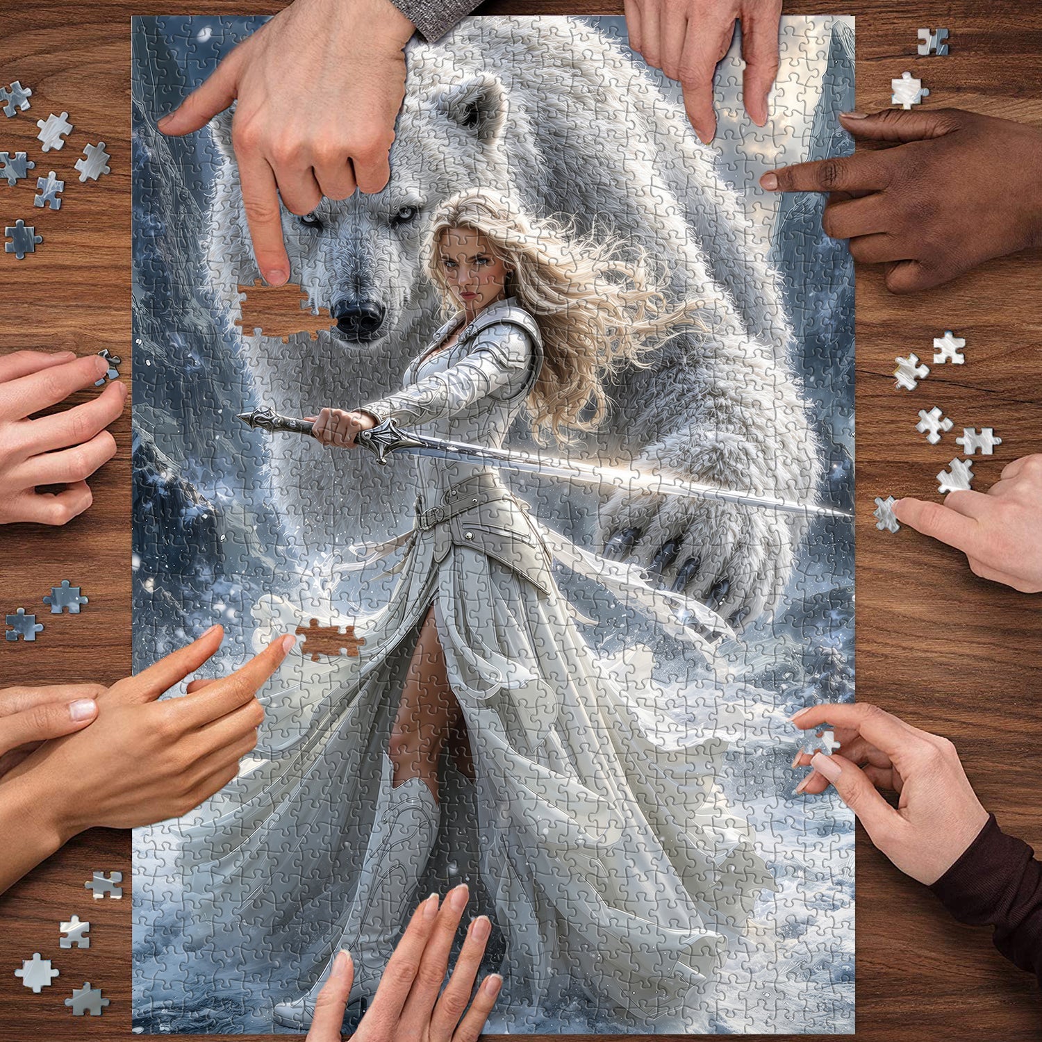 Ice Valkyrie Jigsaw Puzzle 1000 Pieces