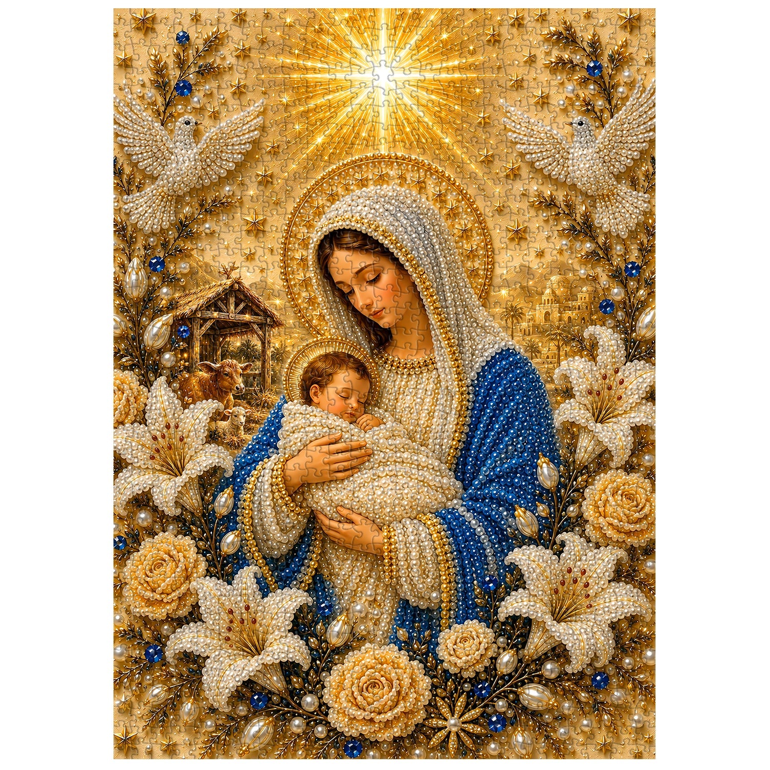 The Holy Nativity Jigsaw Puzzle 1000 Pieces