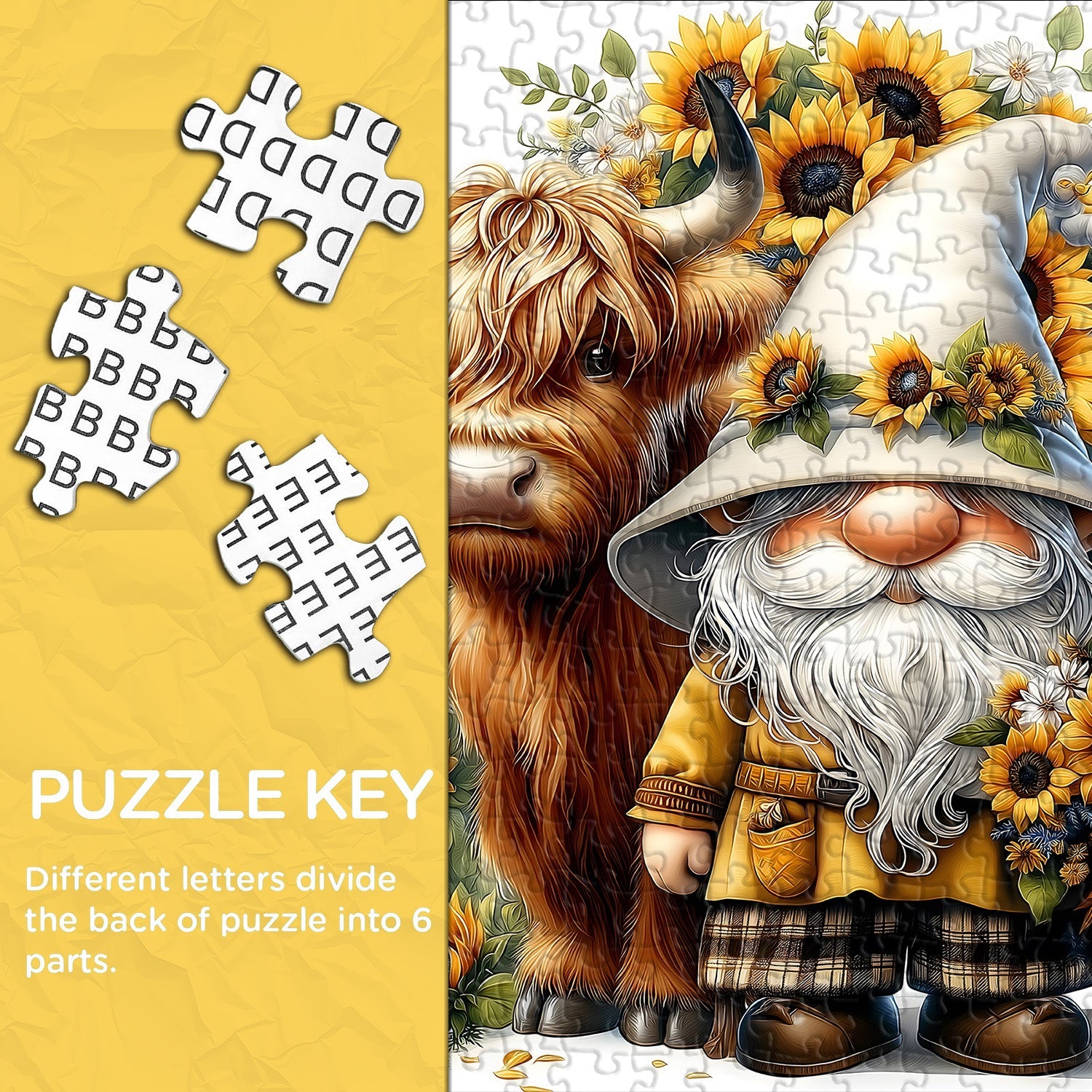 Gnome & Calf Jigsaw Puzzle 1000 Pieces