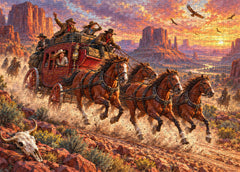 Wild West Journey Jigsaw Puzzle 1000 Piece