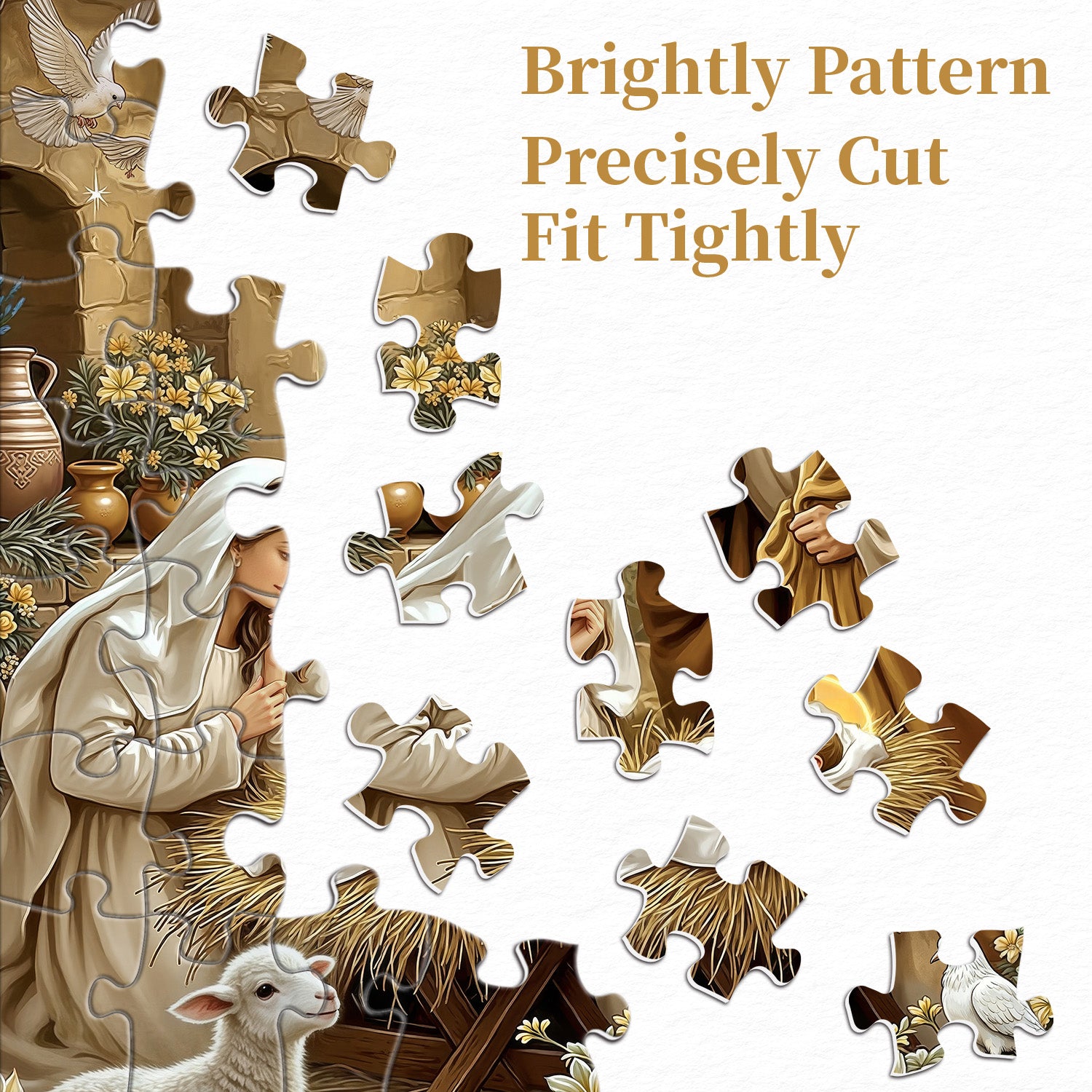 Holy Nativity Jigsaw Puzzle 1000 Pieces