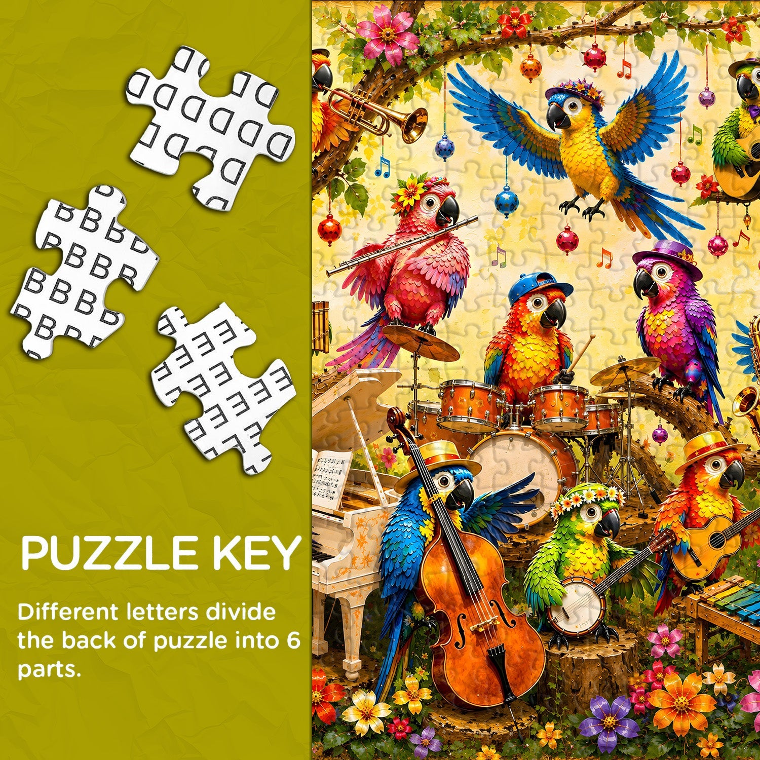 Parrot Jam Jigsaw Puzzle 1000 Piece