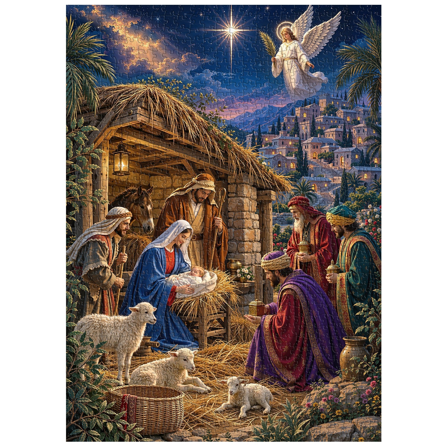 Bethlehem Night Jigsaw Puzzle 1000 Piece