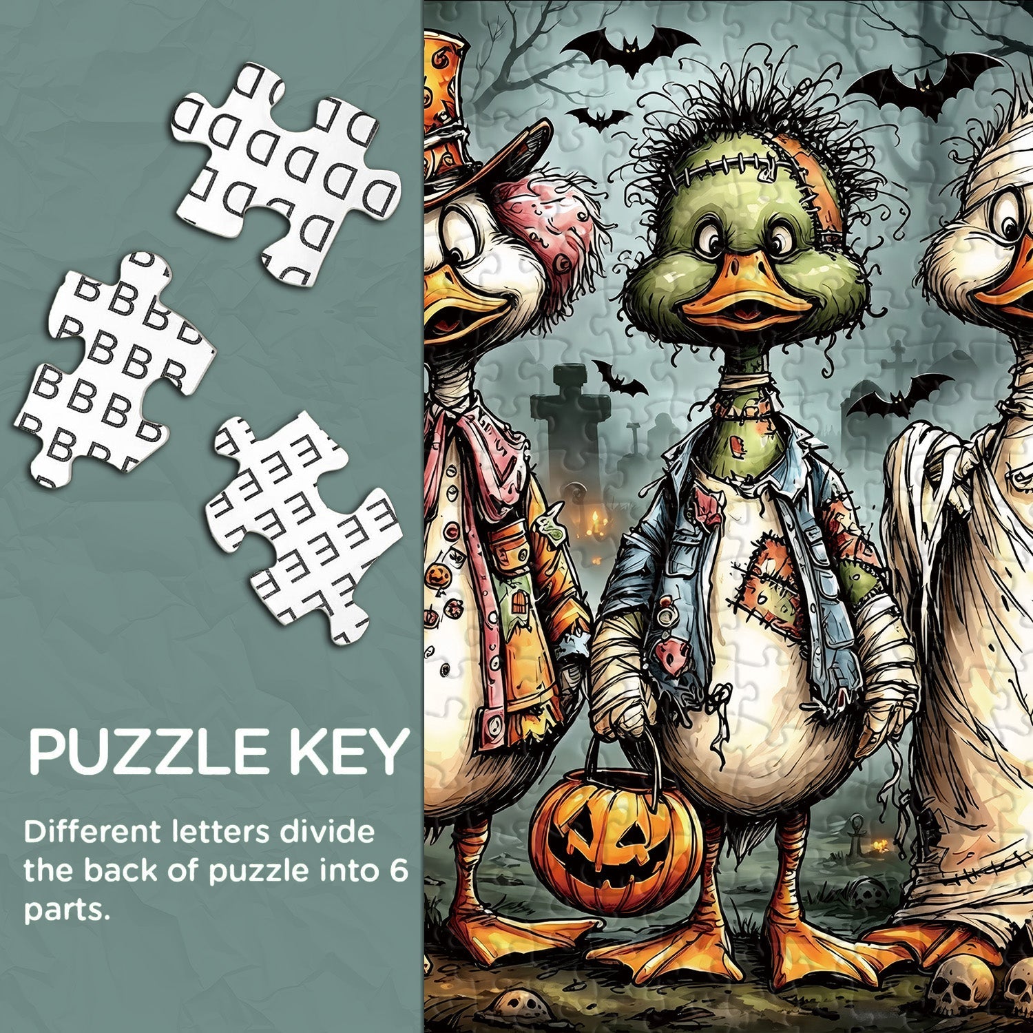 Macabre Ducks Jigsaw Puzzle 1000 Pieces