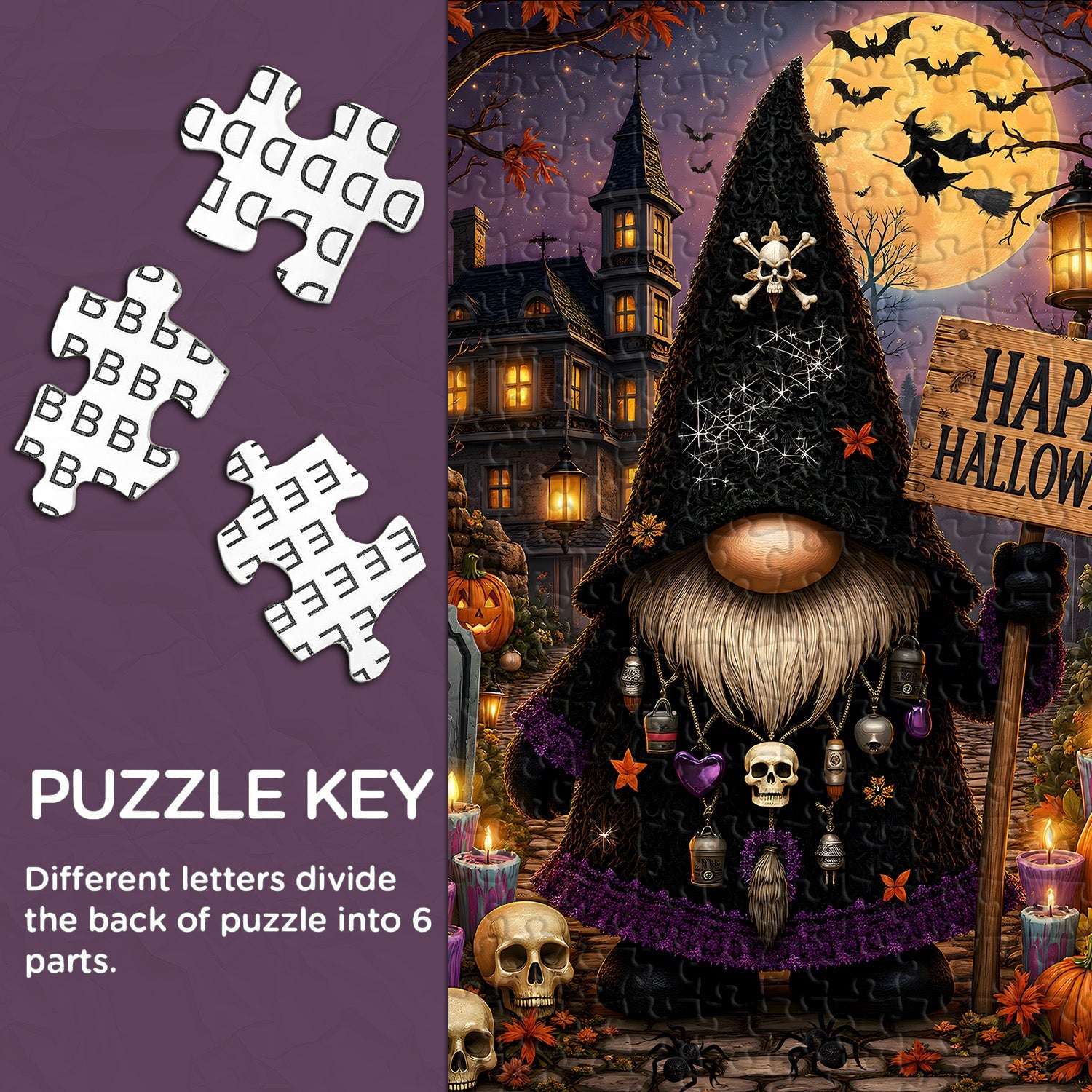 Gnome Night Jigsaw Puzzle 1000 Pieces