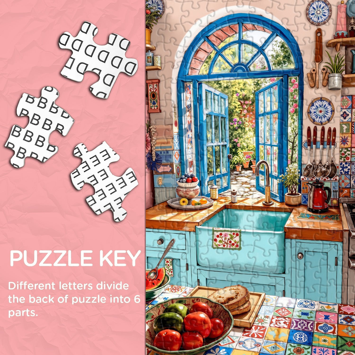 Mediterranean Morning  Jigsaw Puzzle 1000 Piece