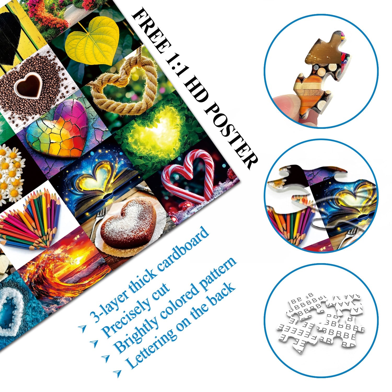 Love's Kaleidoscope Jigsaw Puzzle 1000 Pieces