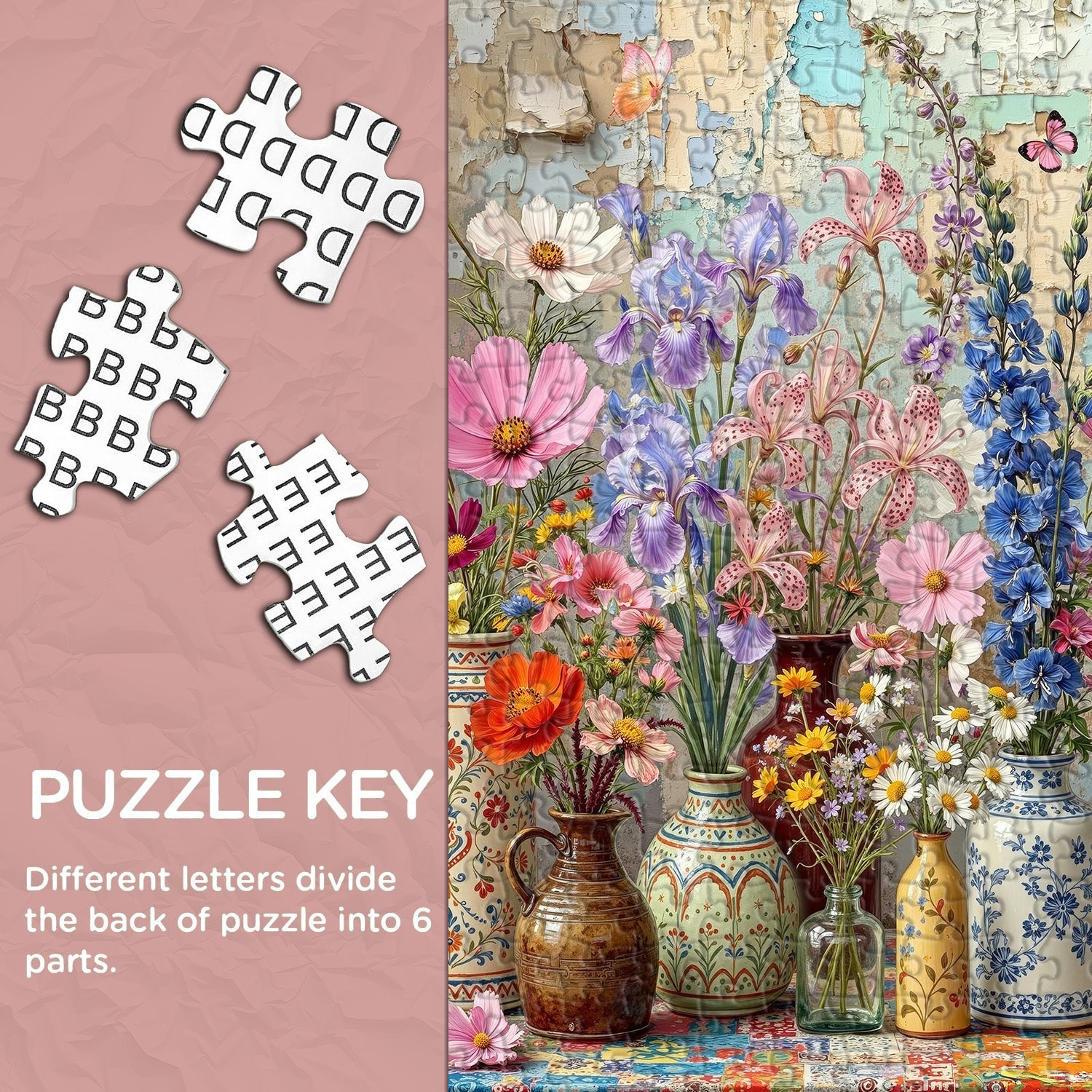 Wall’s Potted Blooms Jigsaw Puzzle 1000 Piece