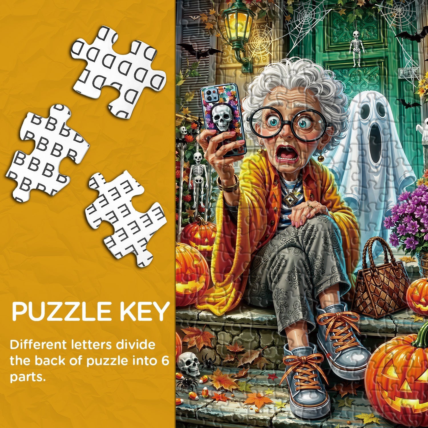 Puzzle selfie effrayant de 1000 pièces