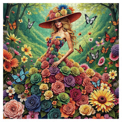 Crowned by Blossoms Jigsaw Puzzle 1000 Pieces