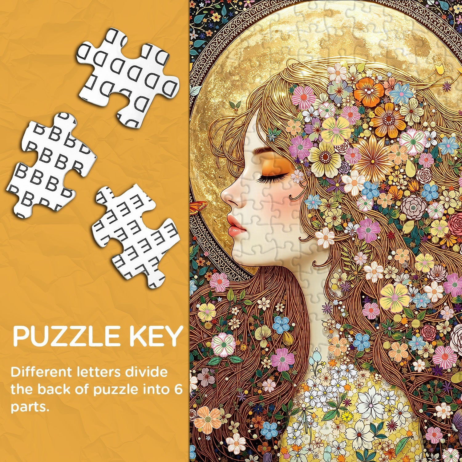 Wildflower Muse Jigsaw Puzzle 1000 Piece