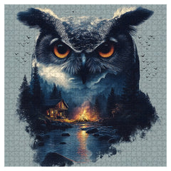 Forest Owl Jigsaw Puzzle 1000 Piece
