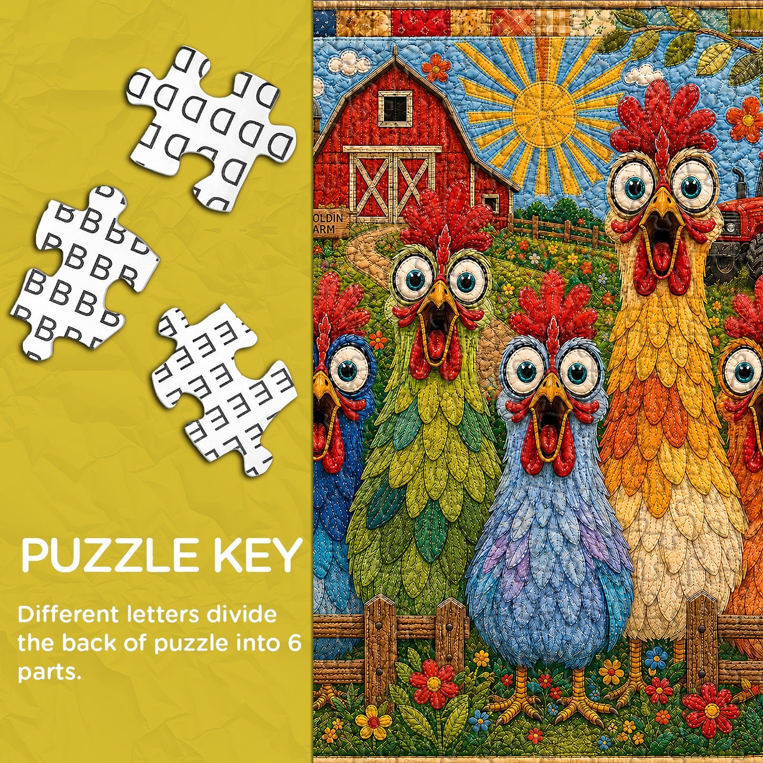 The Cluck Squad Jigsaw Puzzle 1000 Pieces