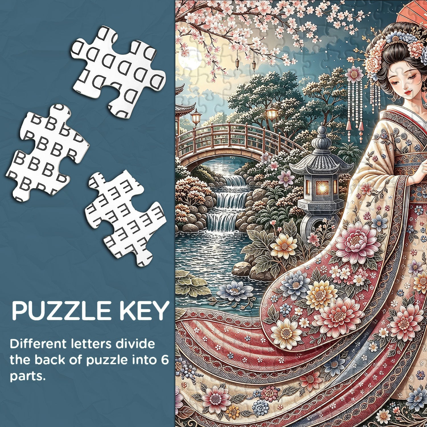 Puzzle de 1000 pièces Beauté au clair de lune